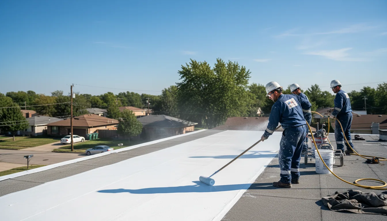 Commercial roof coating in San Felipe, TX near me